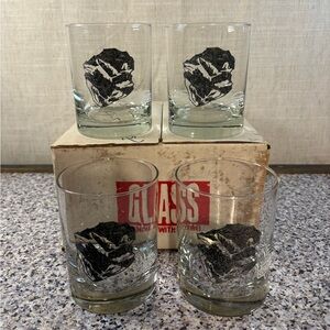 Set Of 4 Consol Mining 4” Whiskey Glasses New In Box